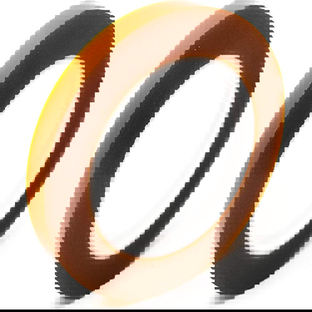 Amber Double-Sided Polyimide Tape: 1/4