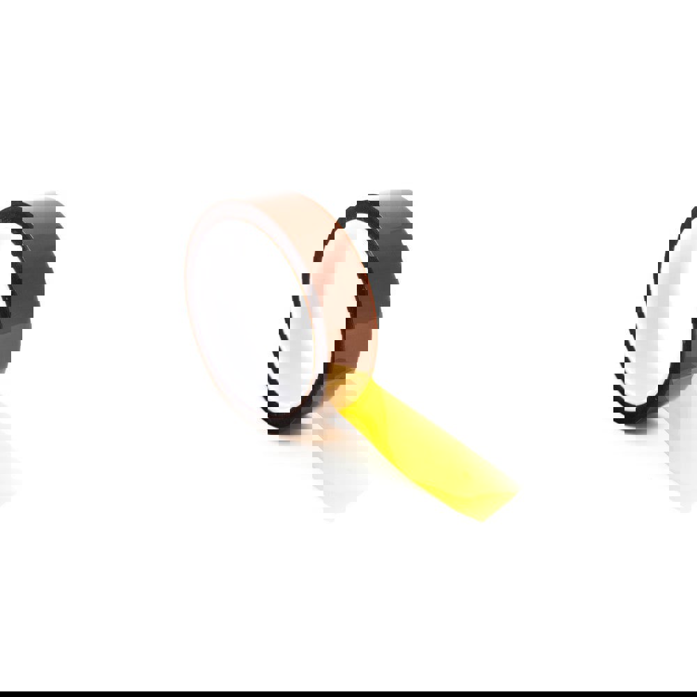Anti-Static Polyimide Tapes are made of 1 mil thick polyimide film with 1.5 mil thick acrylic adhesive. They are 36 yards long.