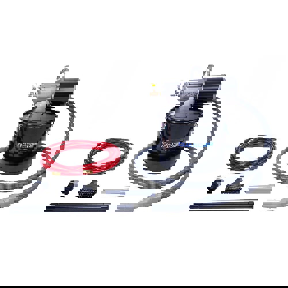 Wet/Dry Vacs; Power Source: Air ; Filtration Type: Standard ; Collection Capacity: 5 ; Vacuum Collection Type: Bagless ; Tank Material: Steel ; Maximum Air Flow: 97