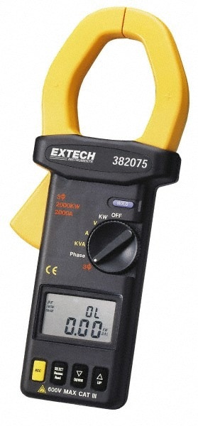 Power Meters; Number of Phases: 3 ; Meter Type: AC Power Clamp Meter ; Application: AC Power Quality; Motor/Generator Installation and Repair; Energy Audits ; Maximum Current Capability (A): 1000.00 ; Power Factor: 1 ; Peak Capture: Yes