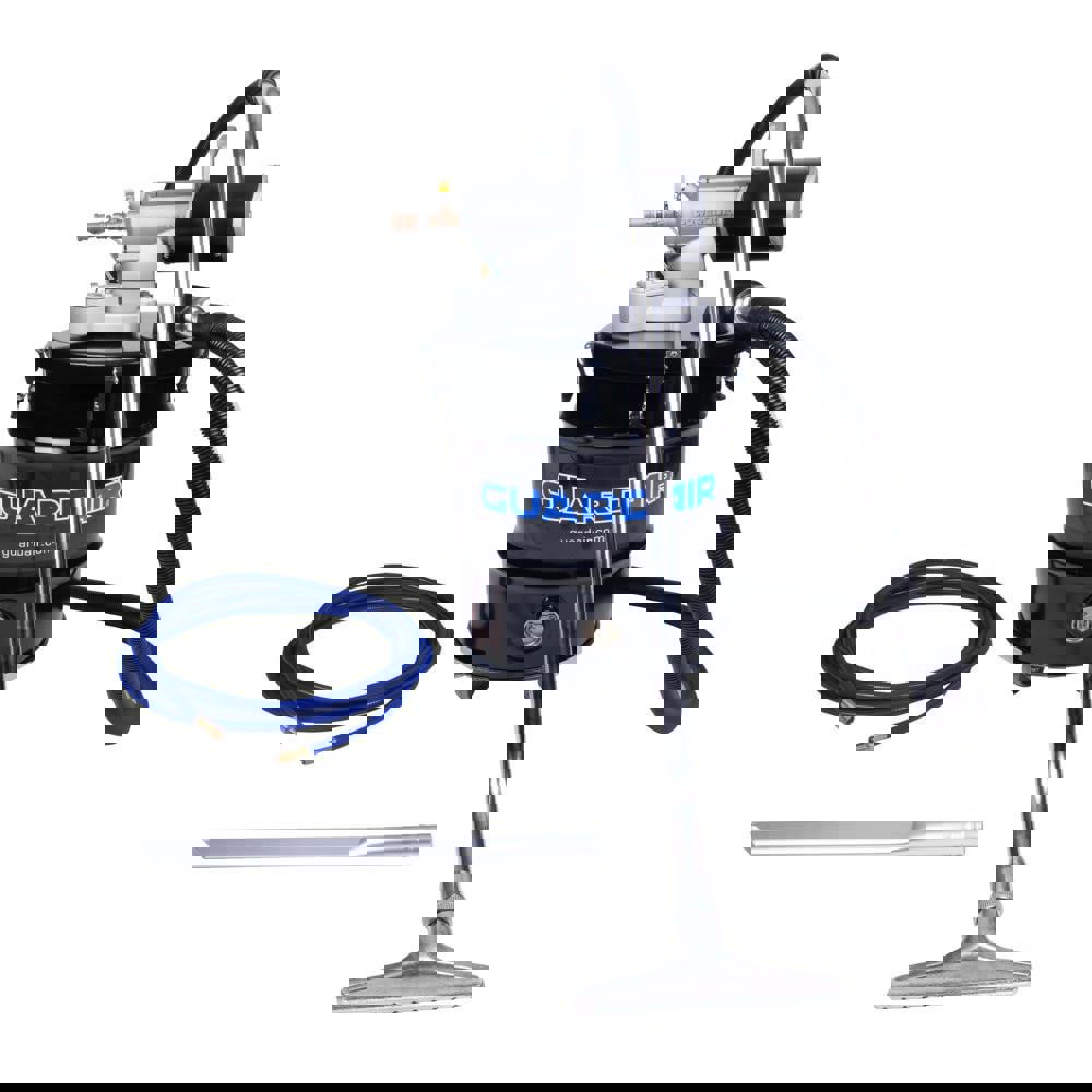 Wet/Dry Vacs; Power Source: Air ; Filtration Type: HEPA ; Collection Capacity: 20 ; Vacuum Collection Type: Bagless ; Tank Material: Steel ; Maximum Air Flow: 129