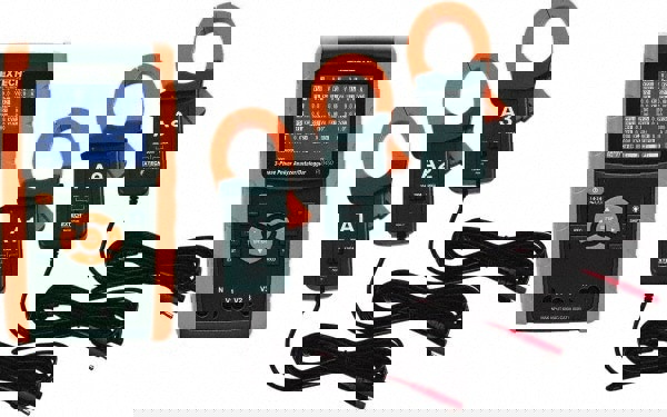 3 Phase, 600 VAC, 0.01 to 1,200 Amp Capability, 45 to 65 Hz Calibration, LCD Display Power Meter