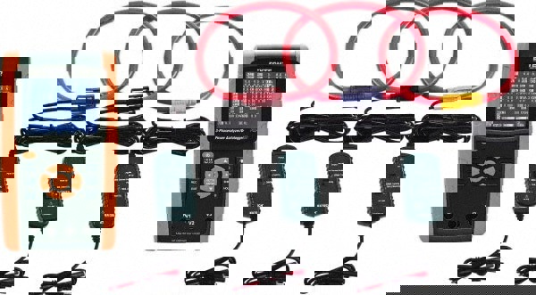 3 Phase, 600 VAC, 0.01 to 3,000 Amp Capability, 45 to 65 Hz Calibration, LCD Display Power Meter