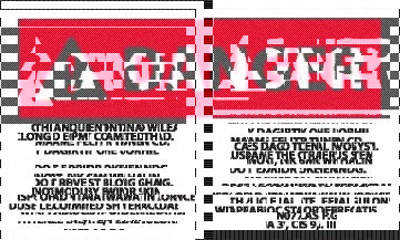 Hazardous Material Label: 3