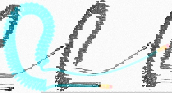 Coiled & Self-Storing Hose; Inside Diameter (Inch): 3/8 ; Material: Polyurethane ; Thread Size: 3/8 ; Maximum Working Pressure (Psi - 3 Decimals): 200 ; Hose Material: Polyurethane ; Fitting Type: Male Swivel x Male Swivel