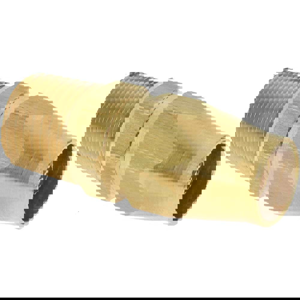 1/4 NPT, Brass Reusable Hose Male Rigid
