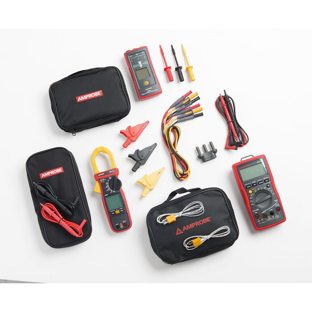 Electrical Test Equipment Combination Kits; Minimum Operating Temperature (F): 32 ; Minimum Operating Temperature (C): 0 ; Maximum Operating Temperature (C): 40 ; Maximum Operating Temperature (F): 104 ; Batteries Included: Yes