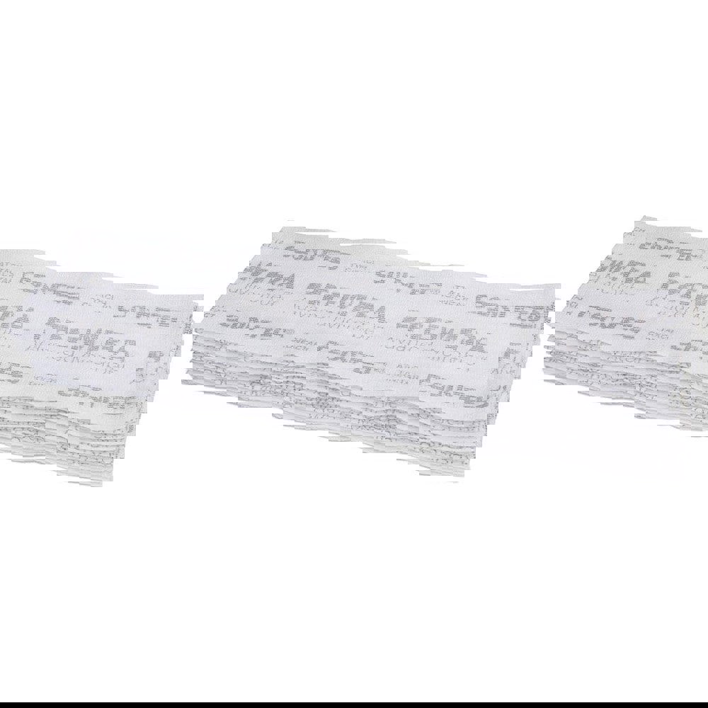 Wet Mop Pad: Hook & Loop, White & Gray Mop, Microfiber