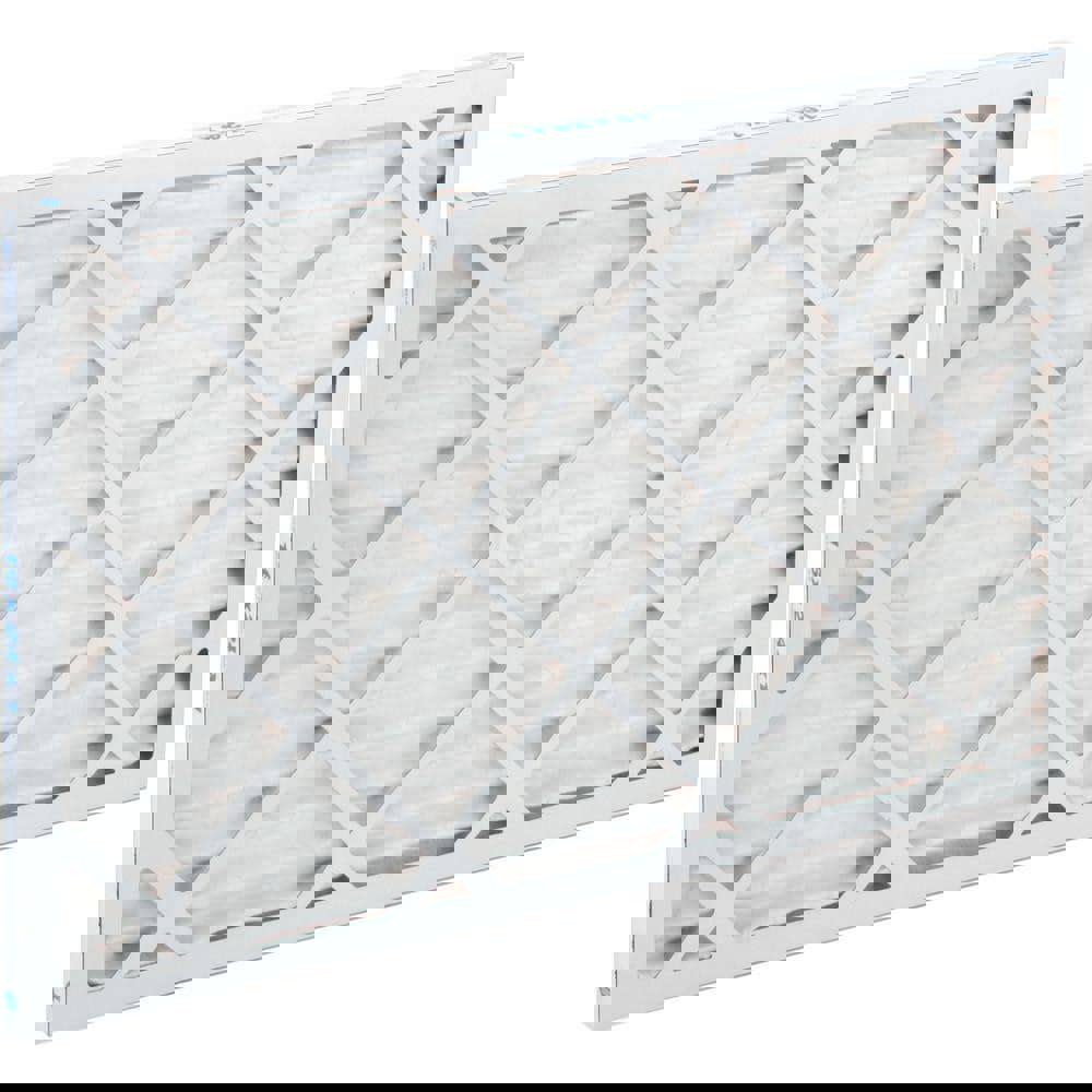 Pleated Air Filter: Wire-Backed Pleated, MERV 8, Synthetic, 35% Efficient, 16
