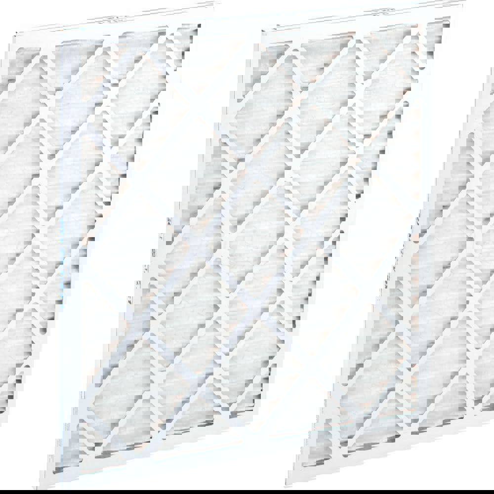 Pleated Air Filter: Wire-Backed Pleated, MERV 8, Synthetic, 35% Efficient, 20