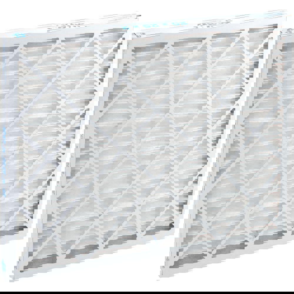 Pleated Air Filter: Wire-Backed Pleated, MERV 10, Synthetic, 55% Efficient, 20