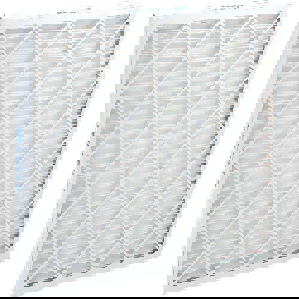 Pleated Air Filter: Wire-Backed Pleated, MERV 10, Synthetic, 55% Efficient, 25