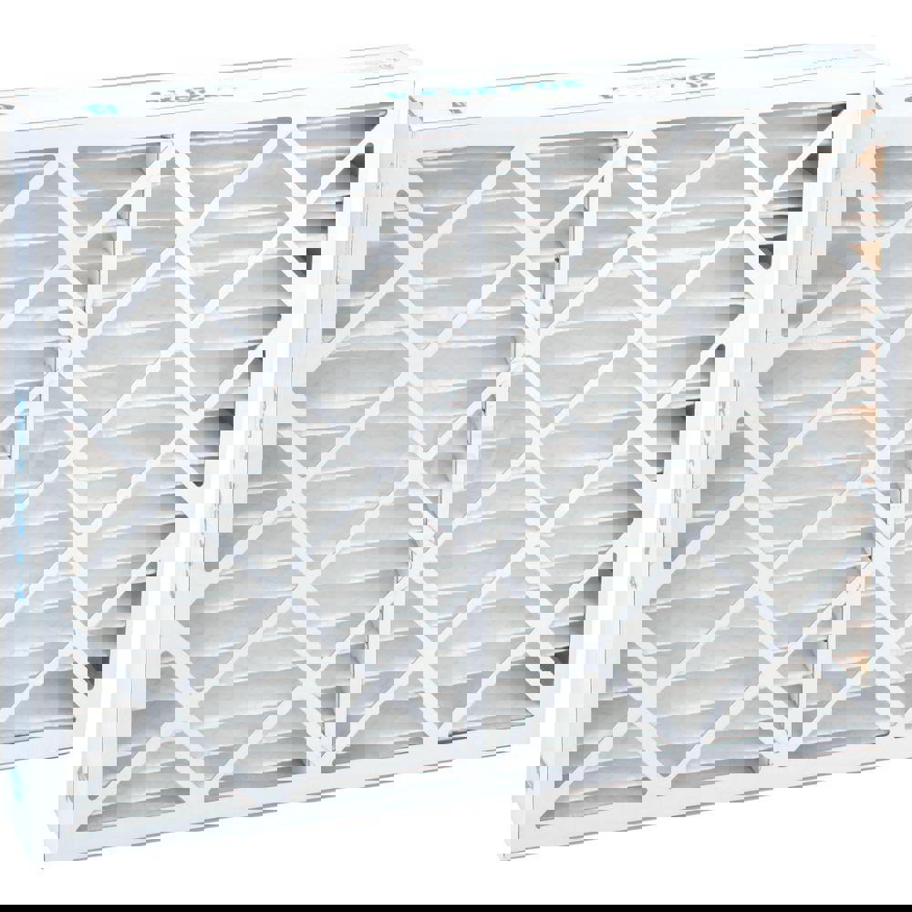 Pleated Air Filter: Wire-Backed Pleated, MERV 10, Synthetic, 55% Efficient, 20