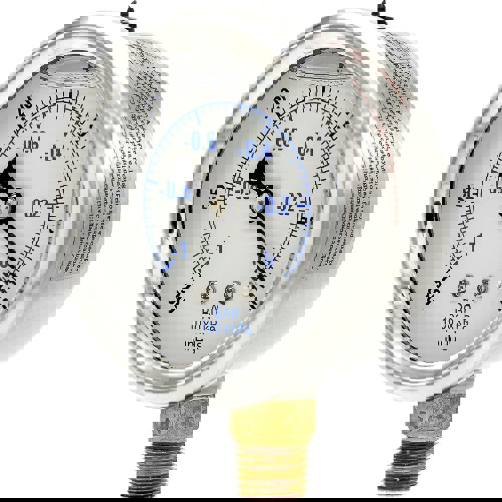 Pressure Gauges; Gauge Type: Industrial Pressure Gauges ; Scale Type: Dual ; Accuracy (%): 2-1-2% ; Dial Type: Analog ; Thread Type: 1/4