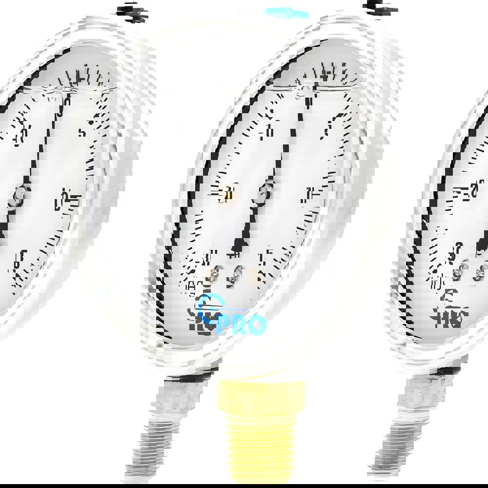 Pressure Gauges; Gauge Type: Pressure Single Scale ; Scale Type: Single ; Accuracy (%): 3-2-3% ; Dial Type: Analog ; Thread Type: NPT ; Bourdon Tube Material: Stainless Steel