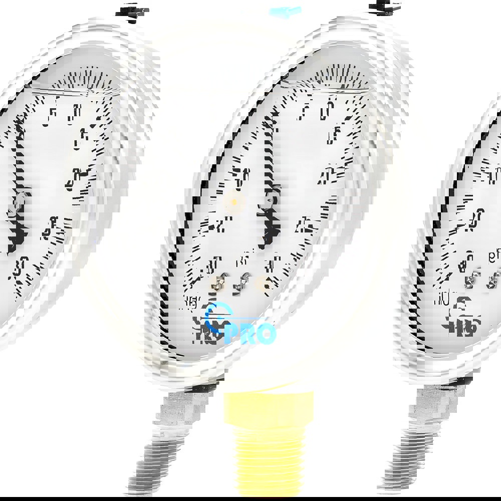 Pressure Gauges; Gauge Type: Pressure Single Scale ; Scale Type: Single ; Accuracy (%): 3-2-3% ; Dial Type: Analog ; Thread Type: NPT ; Bourdon Tube Material: Stainless Steel
