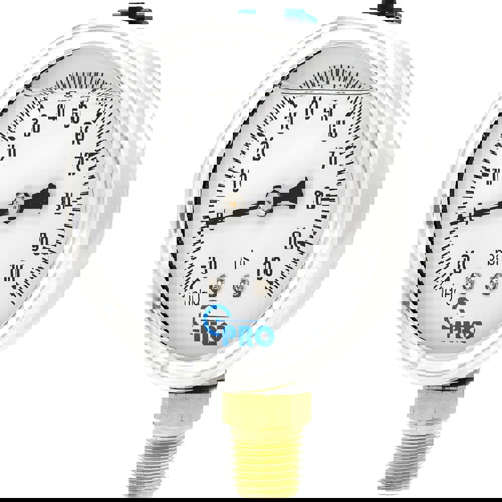 Pressure Gauges; Gauge Type: Pressure Single Scale ; Scale Type: Single ; Accuracy (%): 3-2-3% ; Dial Type: Analog ; Thread Type: NPT ; Bourdon Tube Material: Stainless Steel