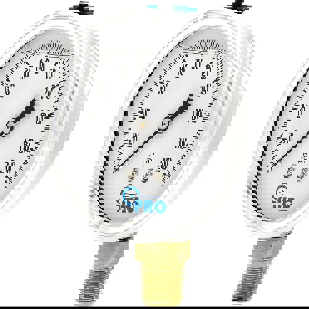 Pressure Gauges; Gauge Type: Pressure Single Scale ; Scale Type: Single ; Accuracy (%): 3-2-3% ; Dial Type: Analog ; Thread Type: NPT ; Bourdon Tube Material: Stainless Steel
