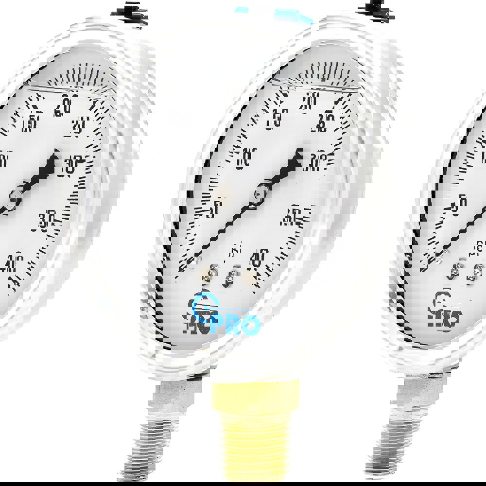 Pressure Gauges; Gauge Type: Pressure Single Scale ; Scale Type: Single ; Accuracy (%): 3-2-3% ; Dial Type: Analog ; Thread Type: NPT ; Bourdon Tube Material: Stainless Steel