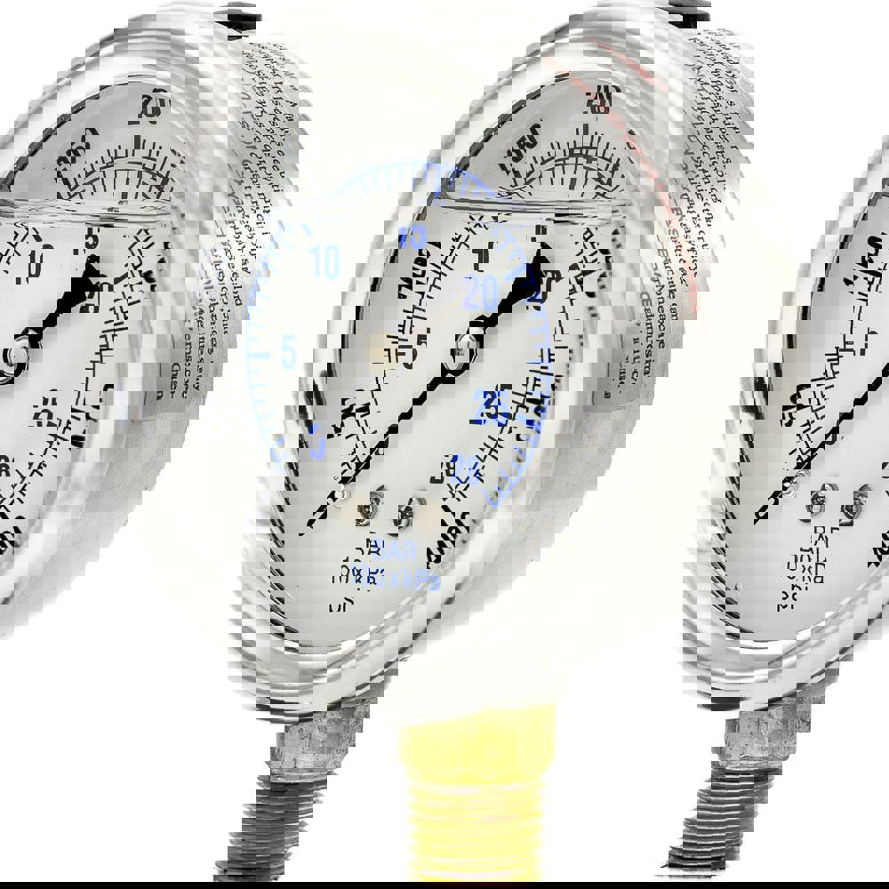 Pressure Gauges; Gauge Type: Industrial Pressure Gauges ; Scale Type: Dual ; Accuracy (%): 2-1-2% ; Dial Type: Analog ; Thread Type: 1/4