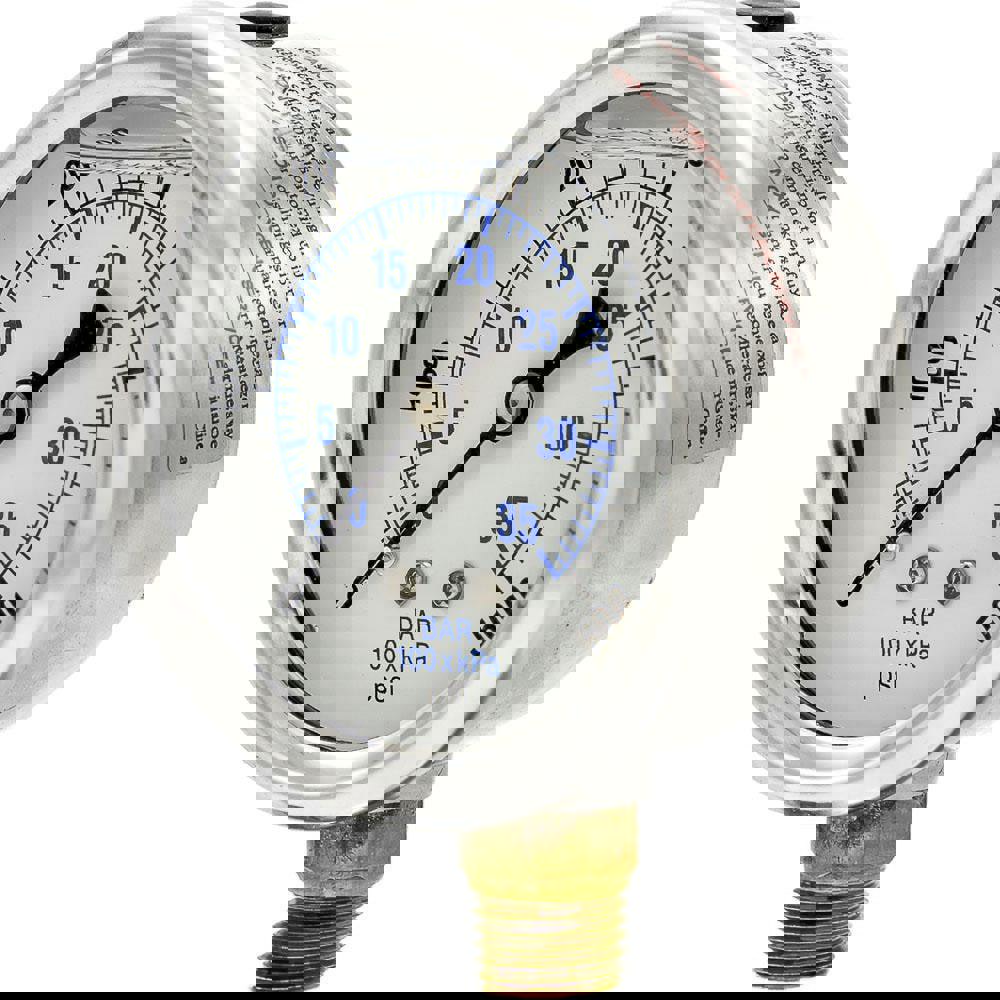 Pressure Gauges; Gauge Type: Industrial Pressure Gauges ; Scale Type: Dual ; Accuracy (%): 2-1-2% ; Dial Type: Analog ; Thread Type: 1/4
