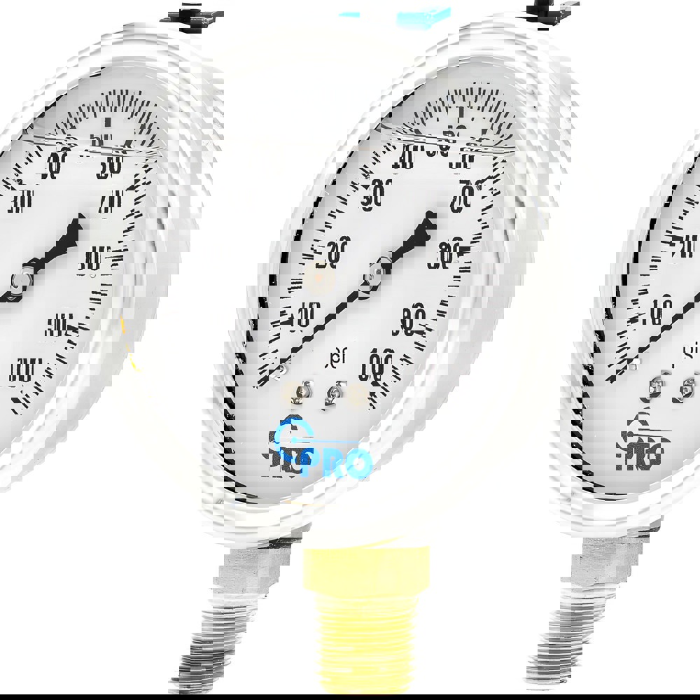 Pressure Gauges; Gauge Type: Pressure Single Scale ; Scale Type: Single ; Accuracy (%): 3-2-3% ; Dial Type: Analog ; Thread Type: NPT ; Bourdon Tube Material: Stainless Steel