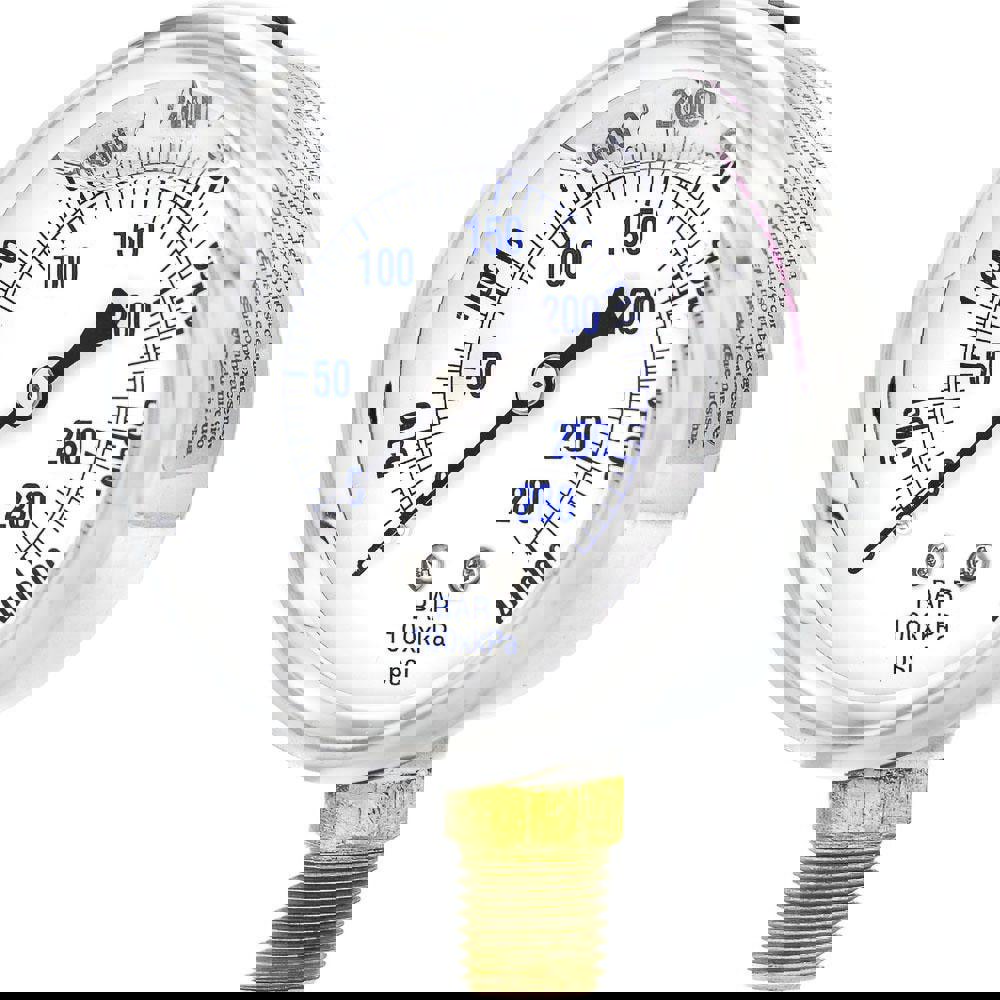 Pressure Gauges; Gauge Type: Industrial Pressure Gauges ; Scale Type: Dual ; Accuracy (%): 2-1-2% ; Dial Type: Analog ; Thread Type: 1/4