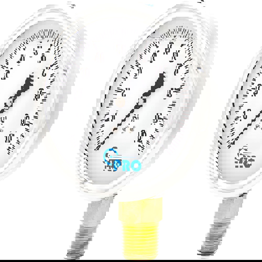 Pressure Gauges; Gauge Type: Pressure Single Scale ; Scale Type: Single ; Accuracy (%): 3-2-3% ; Dial Type: Analog ; Thread Type: NPT ; Bourdon Tube Material: Stainless Steel