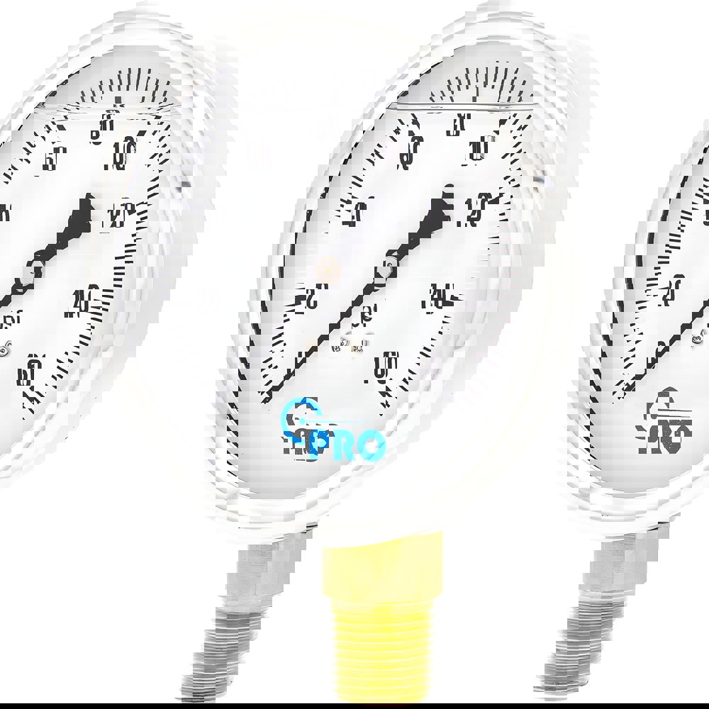 Pressure Gauges; Gauge Type: Pressure Single Scale ; Scale Type: Single ; Accuracy (%): 3-2-3% ; Dial Type: Analog ; Thread Type: NPT ; Bourdon Tube Material: Stainless Steel