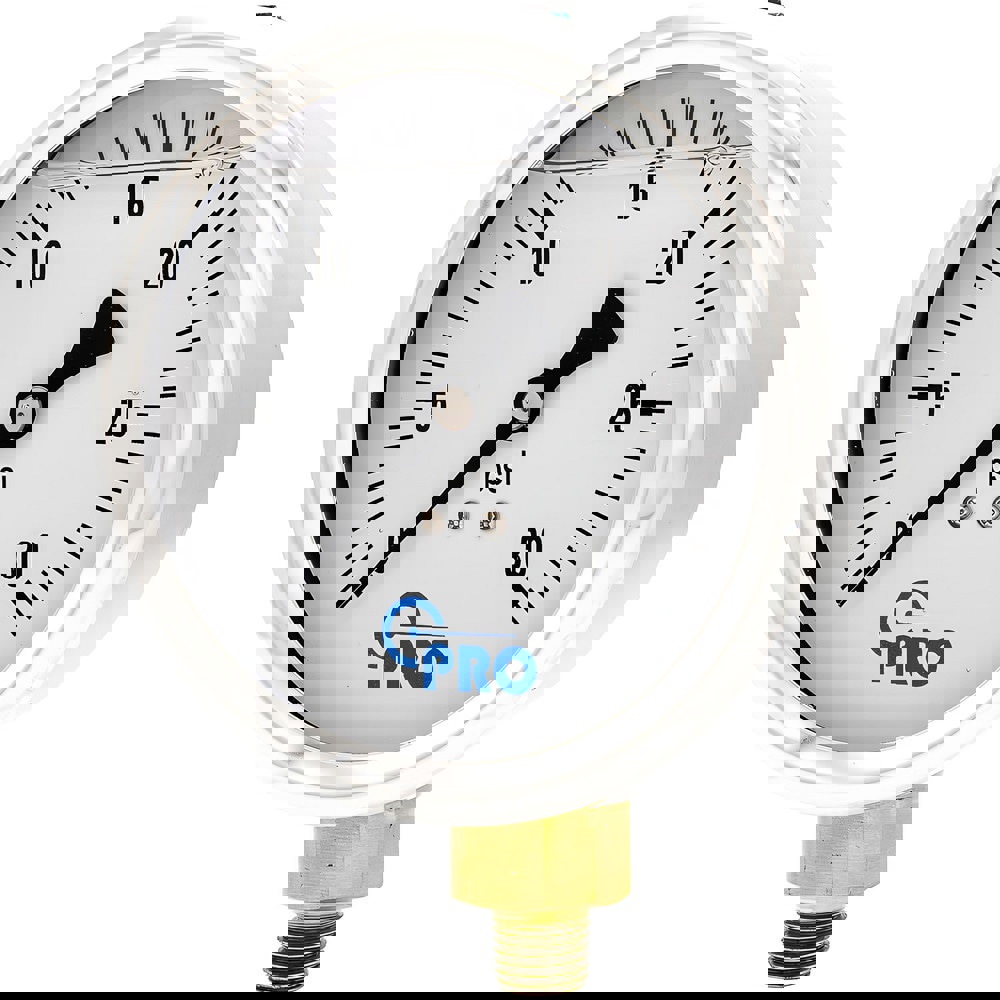 Pressure Gauges; Gauge Type: Pressure Single Scale ; Scale Type: Single ; Accuracy (%): 3-2-3% ; Dial Type: Analog ; Thread Type: NPT ; Bourdon Tube Material: Stainless Steel