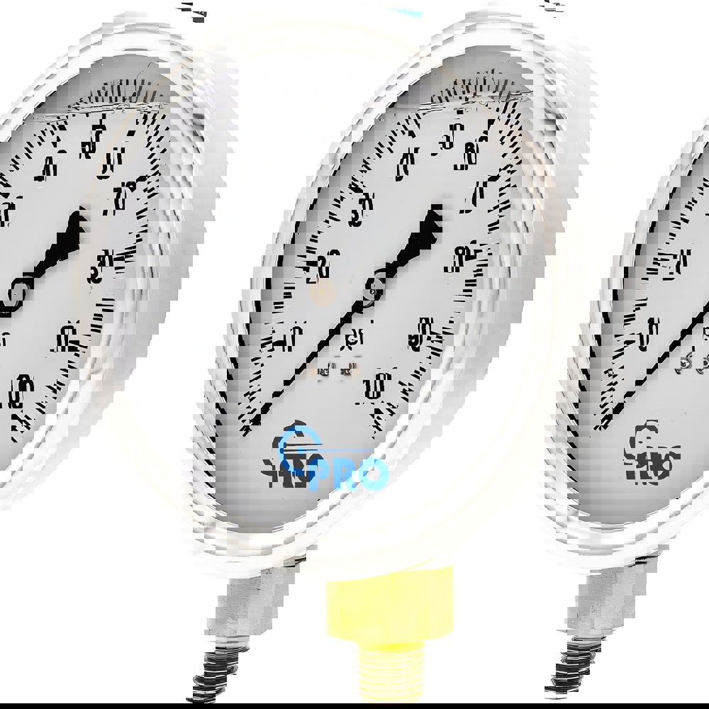 Pressure Gauges; Gauge Type: Pressure Single Scale ; Scale Type: Single ; Accuracy (%): 3-2-3% ; Dial Type: Analog ; Thread Type: NPT ; Bourdon Tube Material: Stainless Steel