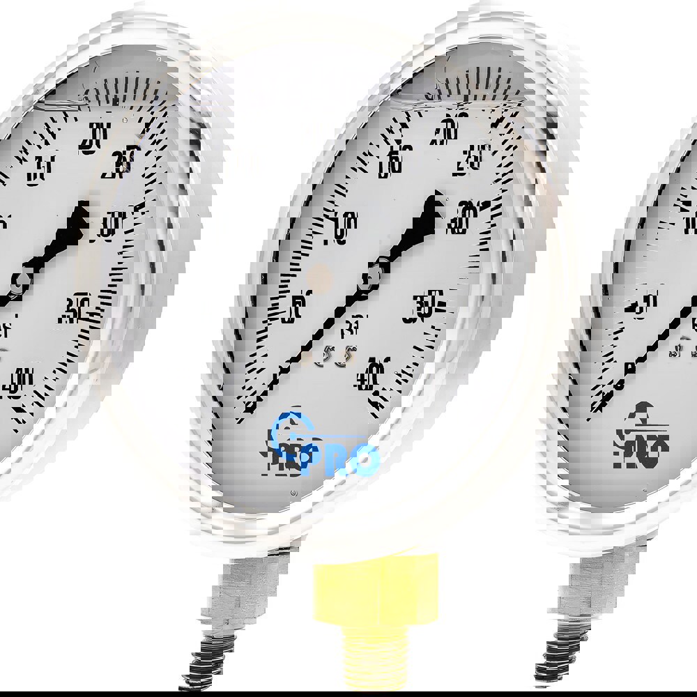 Pressure Gauges; Gauge Type: Pressure Single Scale ; Scale Type: Single ; Accuracy (%): 3-2-3% ; Dial Type: Analog ; Thread Type: NPT ; Bourdon Tube Material: Stainless Steel