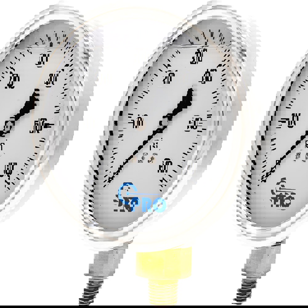Pressure Gauges; Gauge Type: Pressure Single Scale ; Scale Type: Single ; Accuracy (%): 3-2-3% ; Dial Type: Analog ; Thread Type: NPT ; Bourdon Tube Material: Stainless Steel