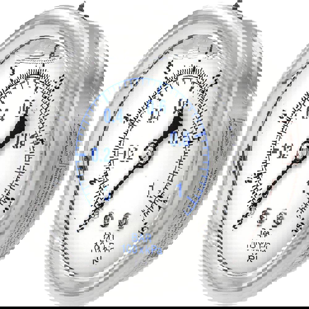 Pressure Gauges; Gauge Type: Industrial Pressure Gauges ; Scale Type: Dual ; Accuracy (%): 2-1-2% ; Dial Type: Analog ; Thread Type: 1/4