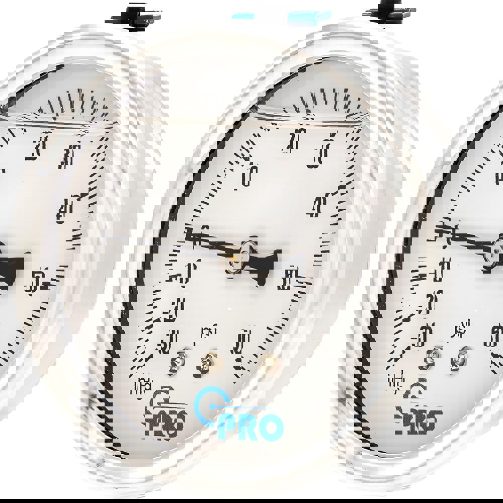 Pressure Gauges; Gauge Type: Pressure Single Scale ; Scale Type: Single ; Accuracy (%): 3-2-3% ; Dial Type: Analog ; Thread Type: NPT ; Bourdon Tube Material: Stainless Steel