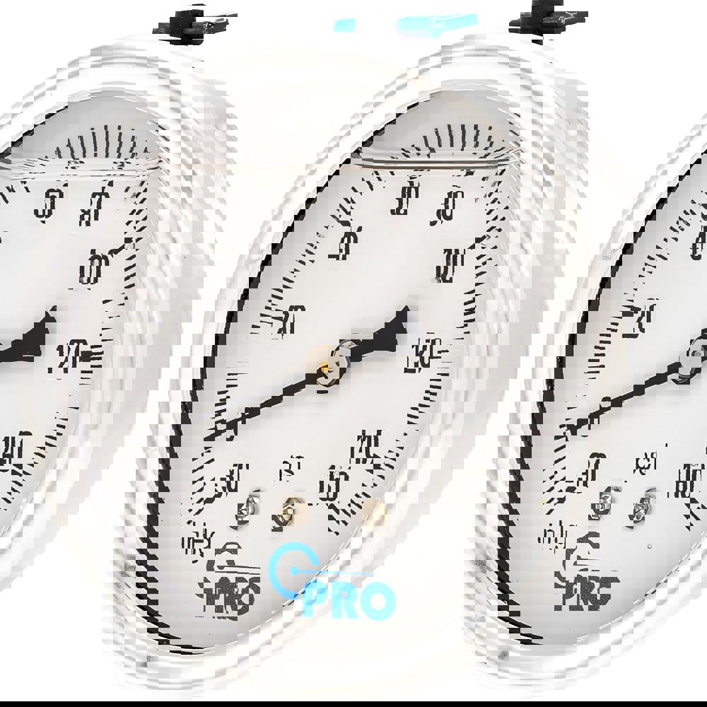 Pressure Gauges; Gauge Type: Pressure Single Scale ; Scale Type: Single ; Accuracy (%): 3-2-3% ; Dial Type: Analog ; Thread Type: NPT ; Bourdon Tube Material: Stainless Steel