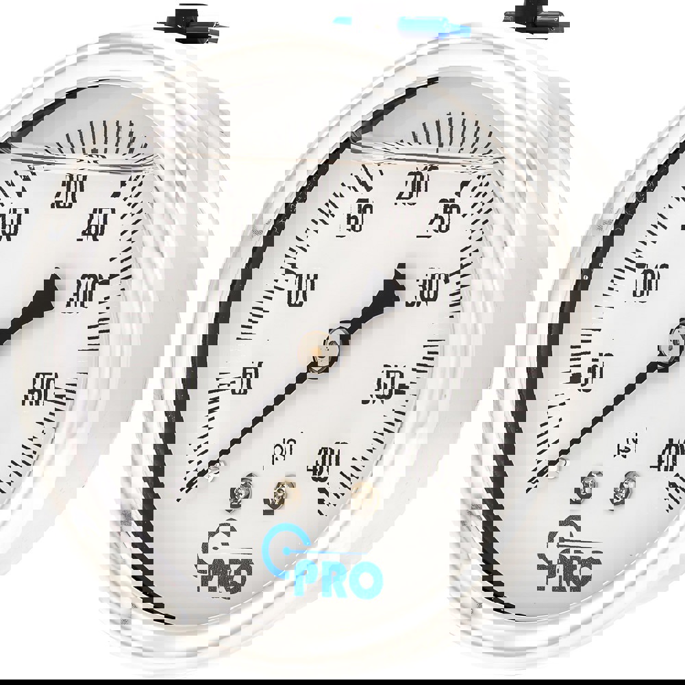 Pressure Gauges; Gauge Type: Pressure Single Scale ; Scale Type: Single ; Accuracy (%): 3-2-3% ; Dial Type: Analog ; Thread Type: NPT ; Bourdon Tube Material: Stainless Steel