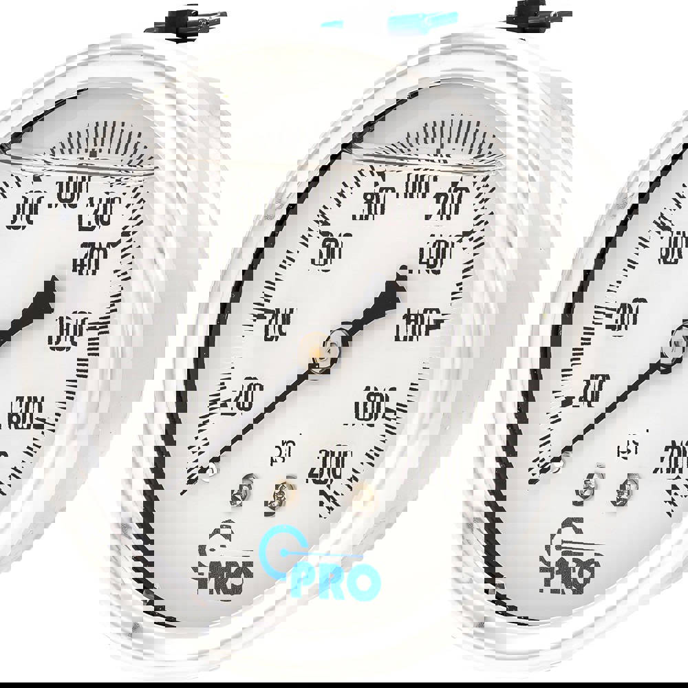 Pressure Gauges; Gauge Type: Pressure Single Scale ; Scale Type: Single ; Accuracy (%): 3-2-3% ; Dial Type: Analog ; Thread Type: NPT ; Bourdon Tube Material: Stainless Steel