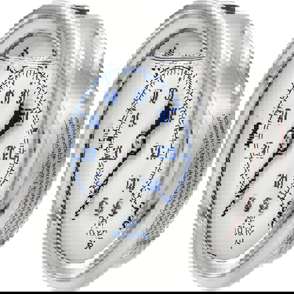 Pressure Gauges; Gauge Type: Industrial Pressure Gauges ; Scale Type: Dual ; Accuracy (%): 2-1-2% ; Dial Type: Analog ; Thread Type: 1/4