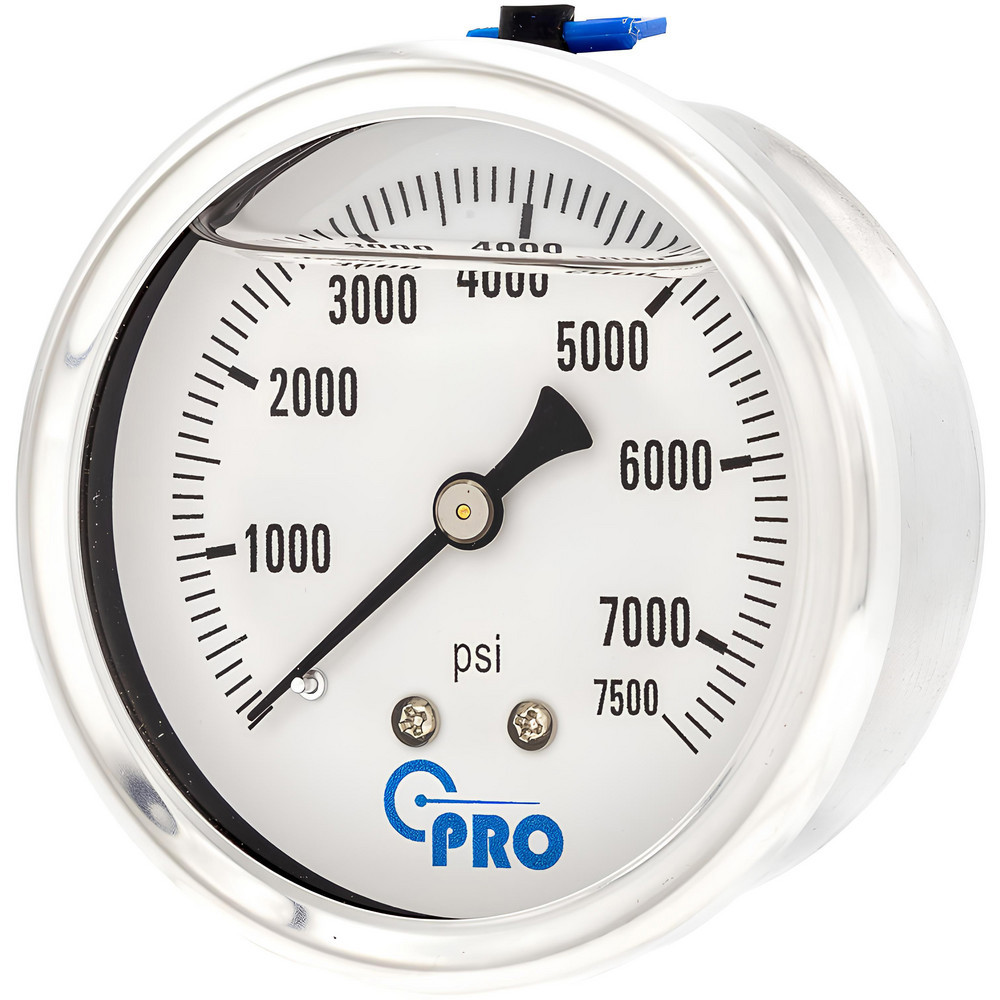 Pressure Gauges; Gauge Type: Pressure Single Scale ; Scale Type: Single ; Accuracy (%): 3-2-3% ; Dial Type: Analog ; Thread Type: NPT ; Bourdon Tube Material: Stainless Steel