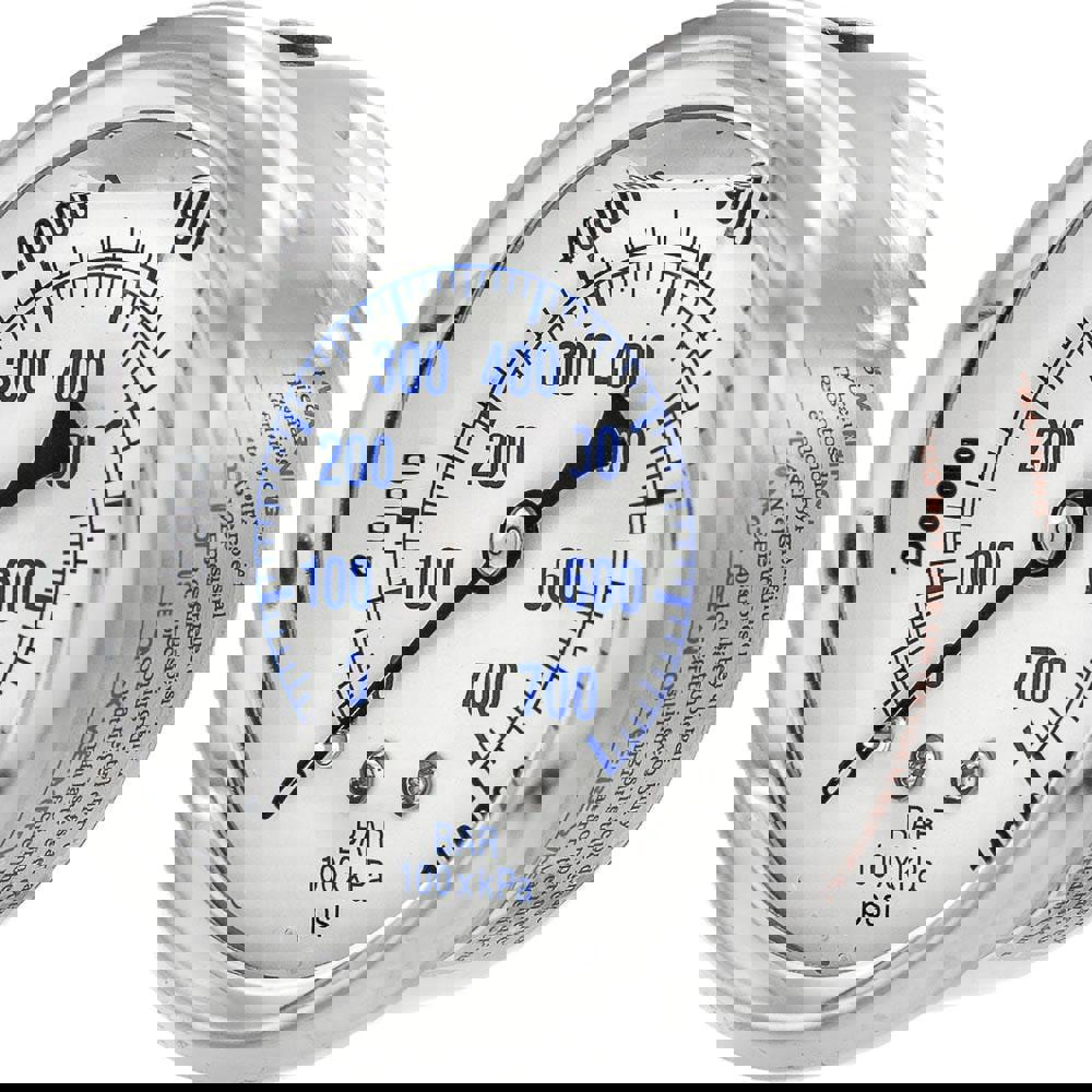 Pressure Gauges; Gauge Type: Industrial Pressure Gauges ; Scale Type: Dual ; Accuracy (%): 2-1-2% ; Dial Type: Analog ; Thread Type: 1/4