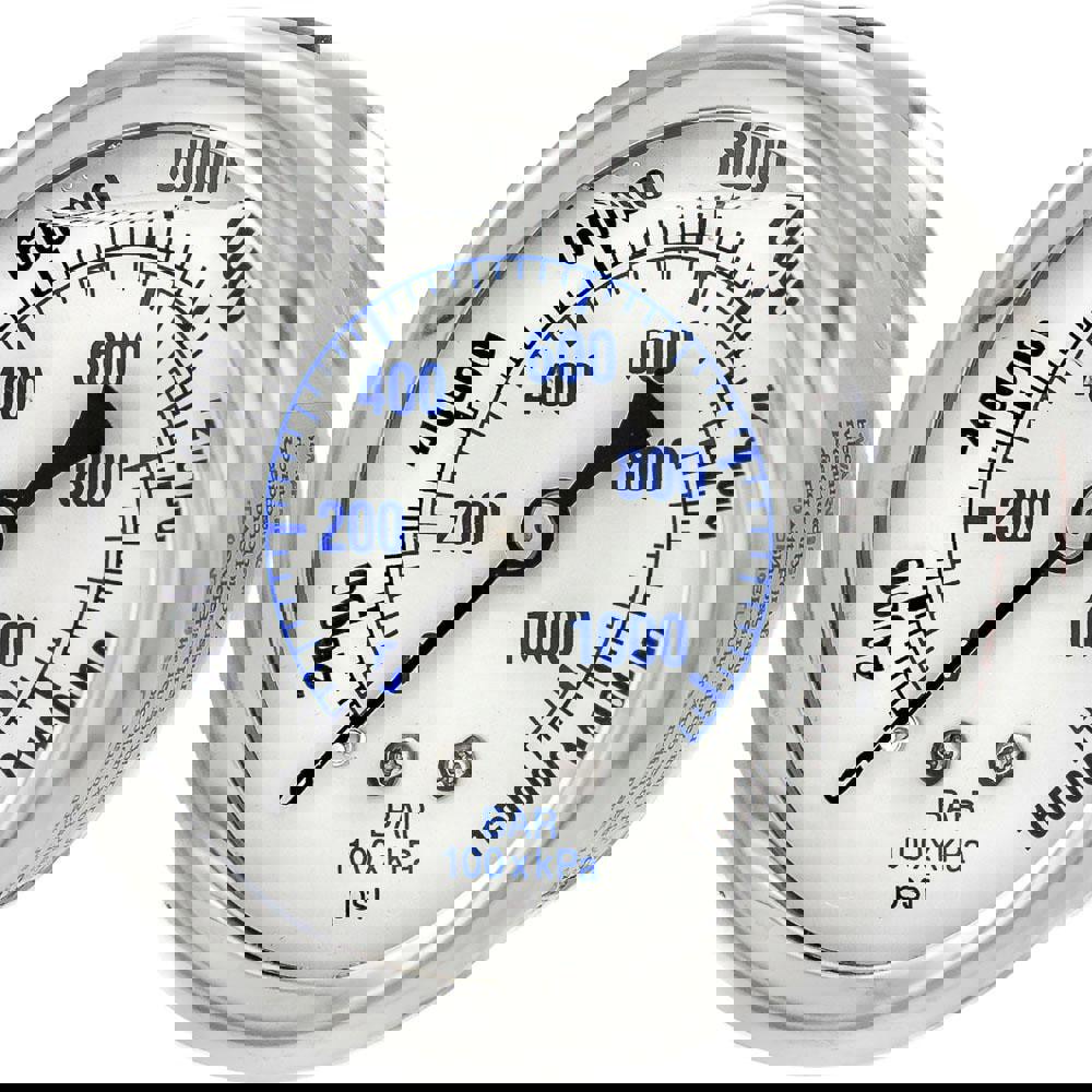 Pressure Gauges; Gauge Type: Industrial Pressure Gauges ; Scale Type: Dual ; Accuracy (%): 2-1-2% ; Dial Type: Analog ; Thread Type: 1/4