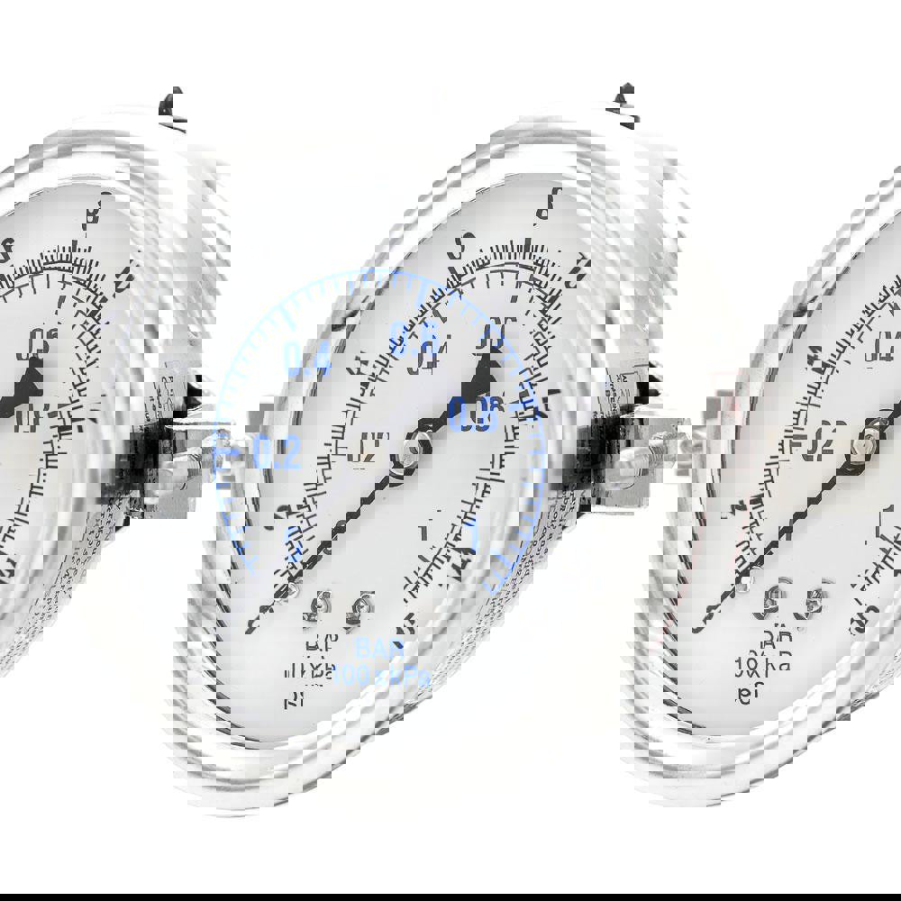 Pressure Gauges; Gauge Type: Industrial Pressure Gauges ; Scale Type: Dual ; Accuracy (%): 2-1-2% ; Dial Type: Analog ; Thread Type: 1/4