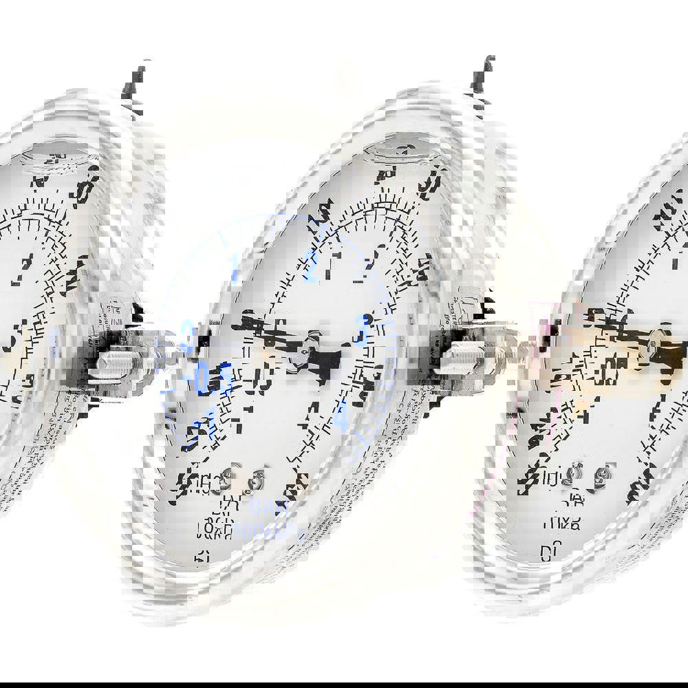Pressure Gauges; Gauge Type: Industrial Pressure Gauges ; Scale Type: Dual ; Accuracy (%): 2-1-2% ; Dial Type: Analog ; Thread Type: 1/4