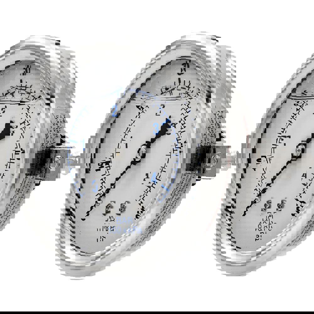 Pressure Gauges; Gauge Type: Industrial Pressure Gauges ; Scale Type: Dual ; Accuracy (%): 2-1-2% ; Dial Type: Analog ; Thread Type: 1/4
