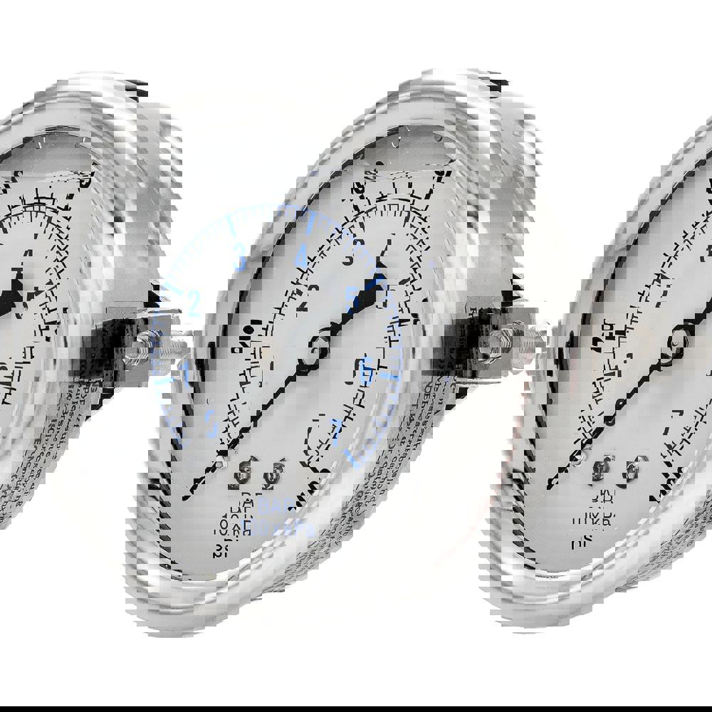 Pressure Gauges; Gauge Type: Industrial Pressure Gauges ; Scale Type: Dual ; Accuracy (%): 2-1-2% ; Dial Type: Analog ; Thread Type: 1/4
