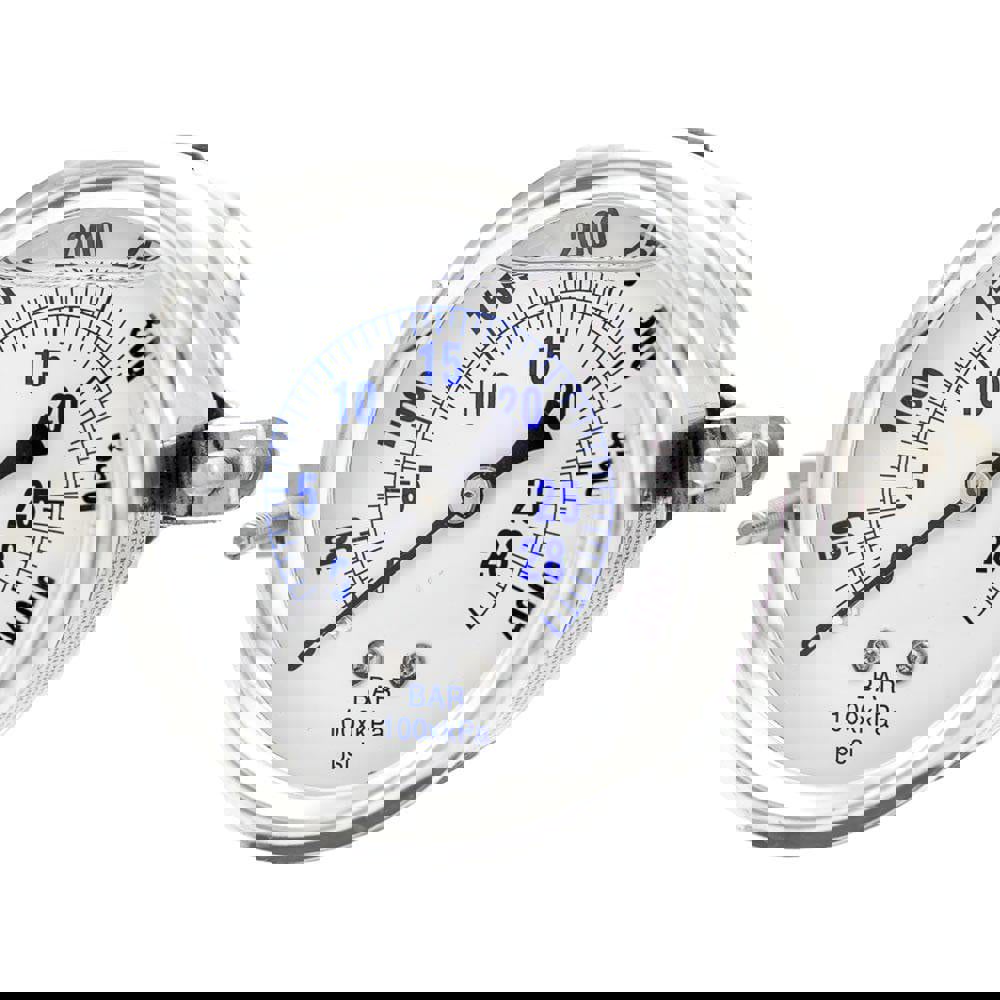 Pressure Gauges; Gauge Type: Industrial Pressure Gauges ; Scale Type: Dual ; Accuracy (%): 2-1-2% ; Dial Type: Analog ; Thread Type: 1/4