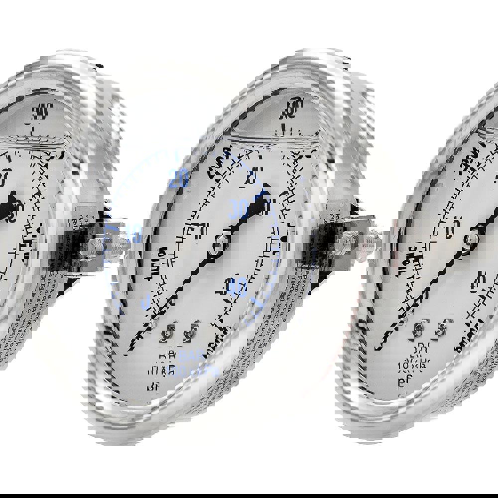 Pressure Gauges; Gauge Type: Industrial Pressure Gauges ; Scale Type: Dual ; Accuracy (%): 2-1-2% ; Dial Type: Analog ; Thread Type: 1/4
