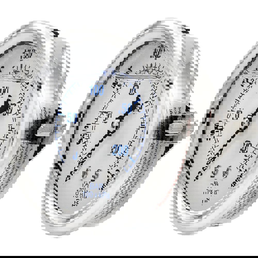 Pressure Gauges; Gauge Type: Industrial Pressure Gauges ; Scale Type: Dual ; Accuracy (%): 2-1-2% ; Dial Type: Analog ; Thread Type: 1/4