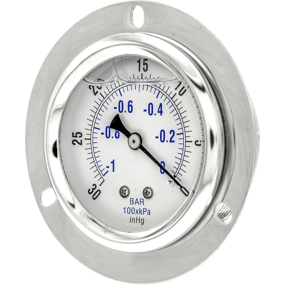 Pressure Gauges; Gauge Type: Industrial Pressure Gauges ; Scale Type: Dual ; Accuracy (%): 2-1-2% ; Dial Type: Analog ; Thread Type: 1/4